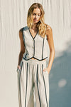Hit the Road Linen Binding Vest