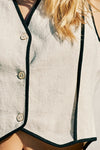 Hit the Road Linen Binding Vest