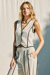 Hit the Road Linen Binding Vest