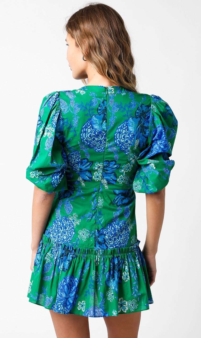 Rio Grande Lush Print Mini Dress