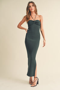 Knit Wit Maxi Dress in Hunter