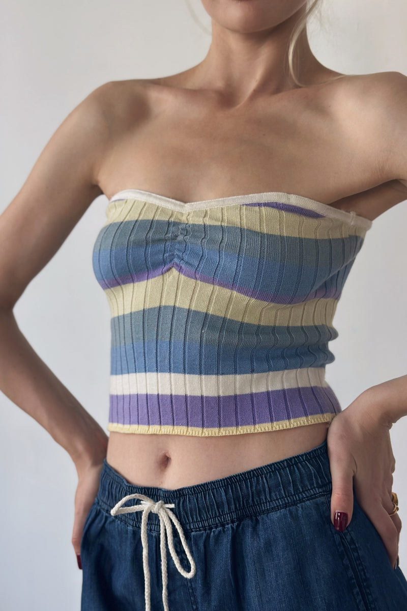 Old School Tube Top Stripe