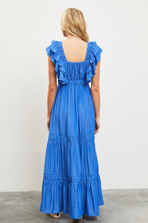 Blue Nile Ruffle Dront Dress