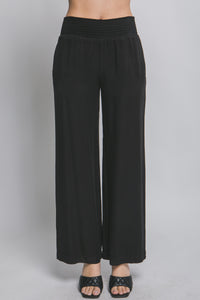 Walk in the Park Wide Leg Pants in Black