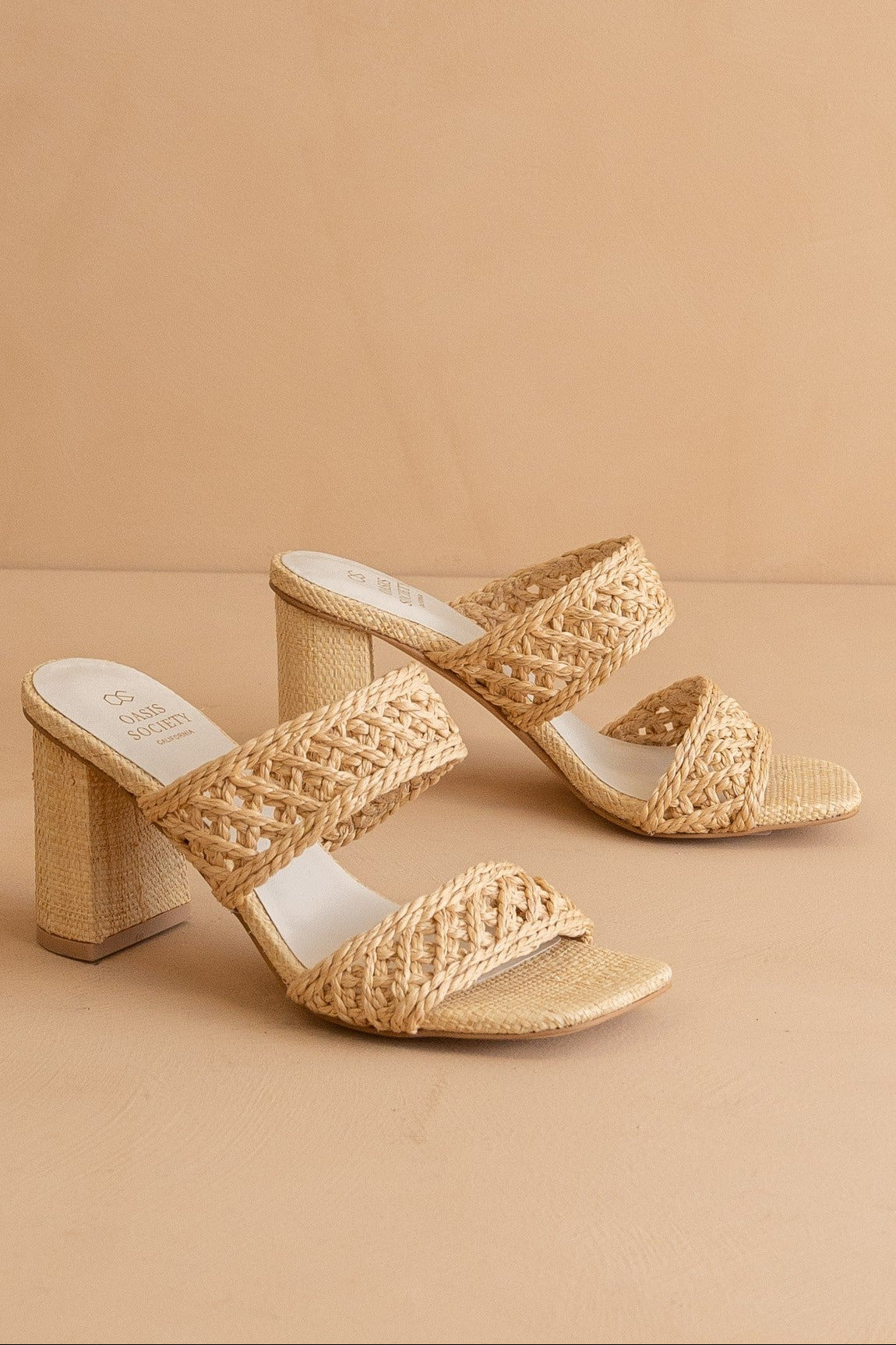 Malia Raffia Heel