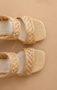 Malia Raffia Heel