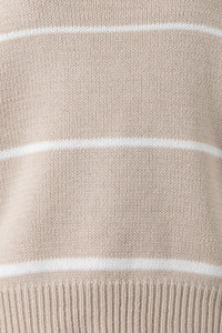 Cropped Sweater Striped More Colors