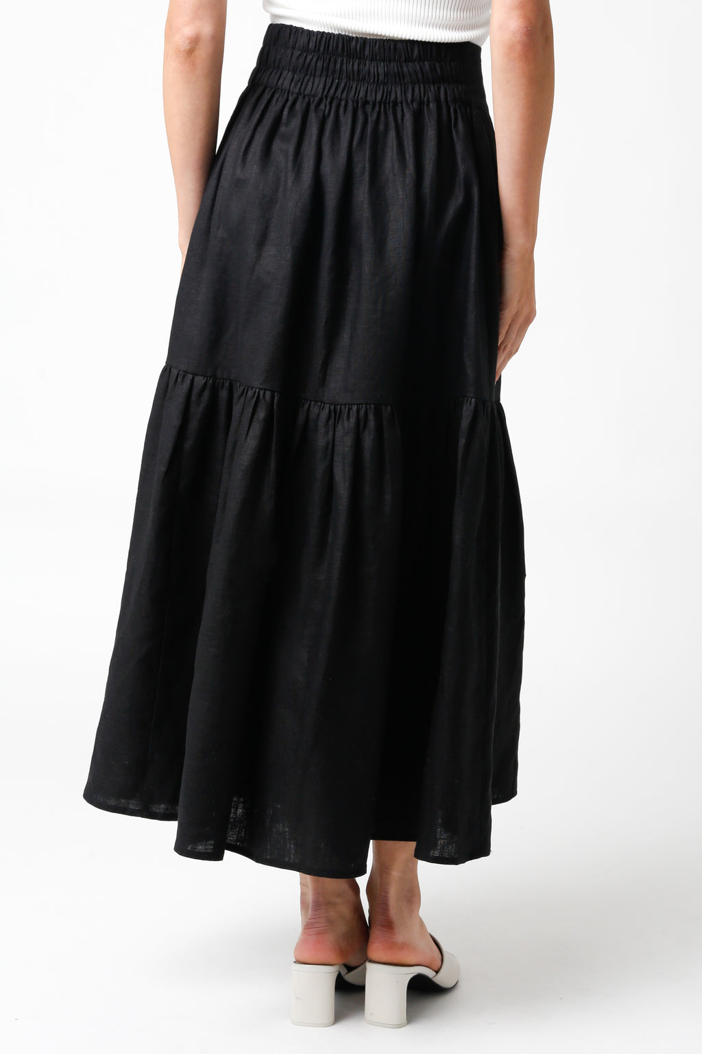 Avaline Linen Maxi Skirt