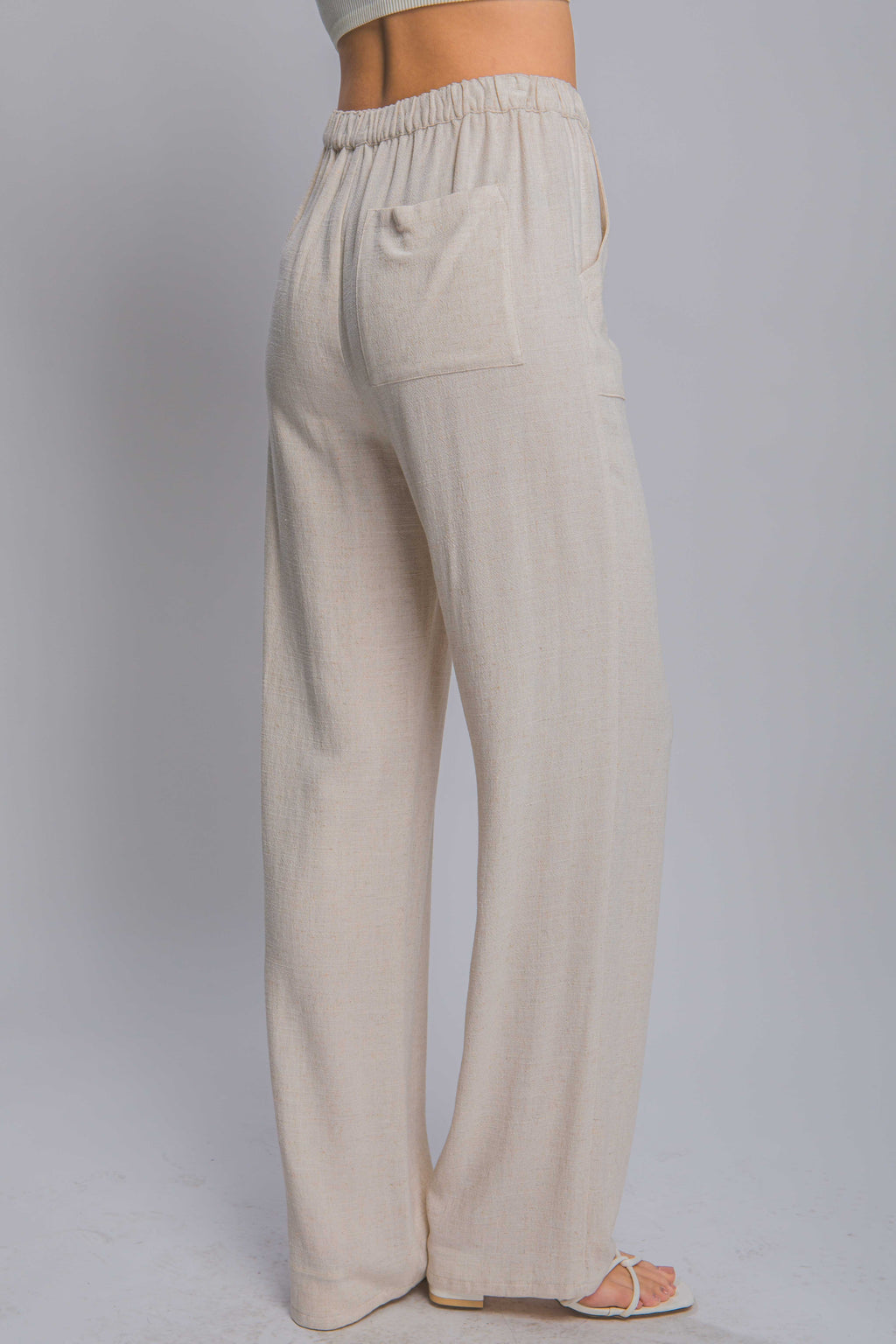 Linen Pocket Front Pant