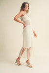 Crochet Vacay Maxi Dress In Ivory