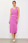 Pismo Beach Sweater and Skirt Set  in Rose Violet FINAL SALE