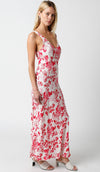 Roma Red Floral Dress