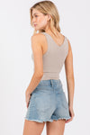 Double Layer Crop Top More Colors
