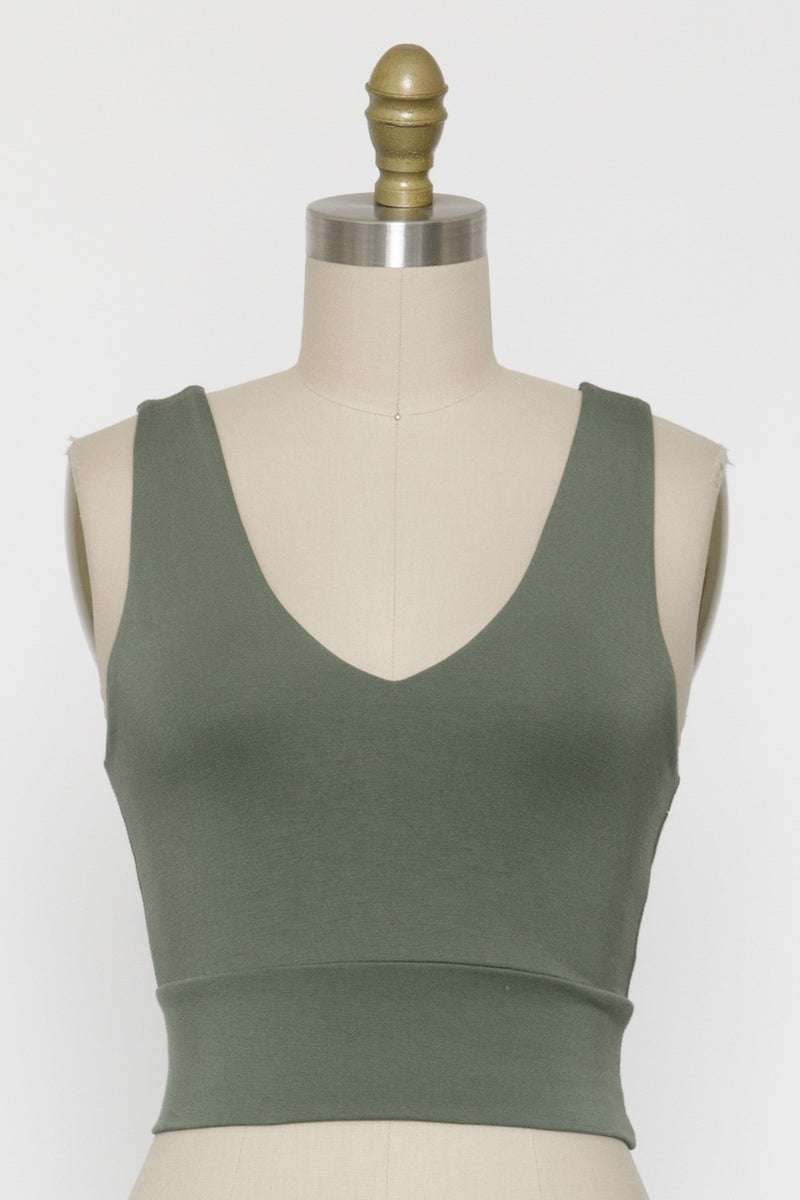 Double Layer Crop Top More Colors