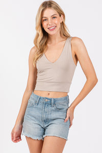 Double Layer Crop Top More Colors