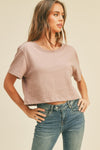 Cropped Basic T Shirt MORE COLORS