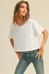 Cropped Basic T Shirt MORE COLORS