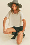 Cropped Basic T Shirt MORE COLORS
