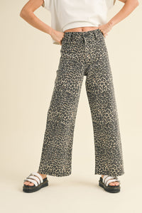 Leopard Print Jeans