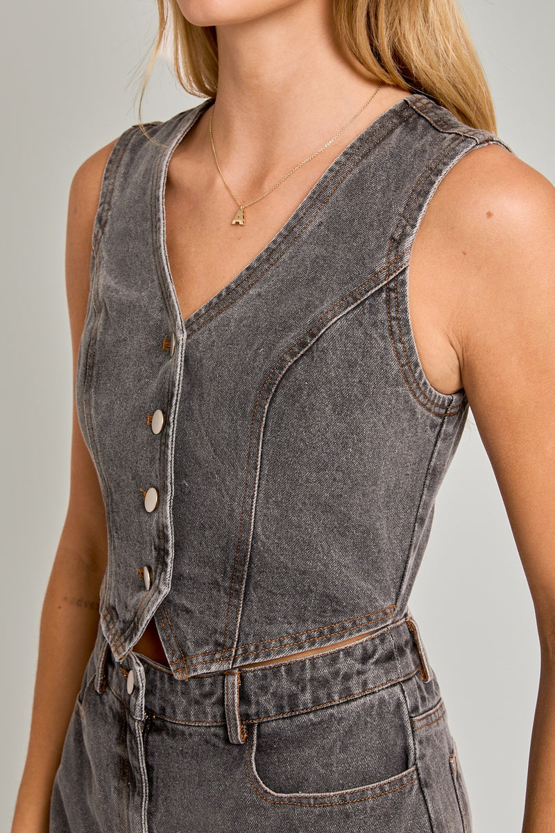 Westside Vest and Short Romper
