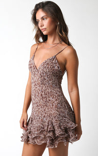 Call of Wild Mini Ruffle Dress