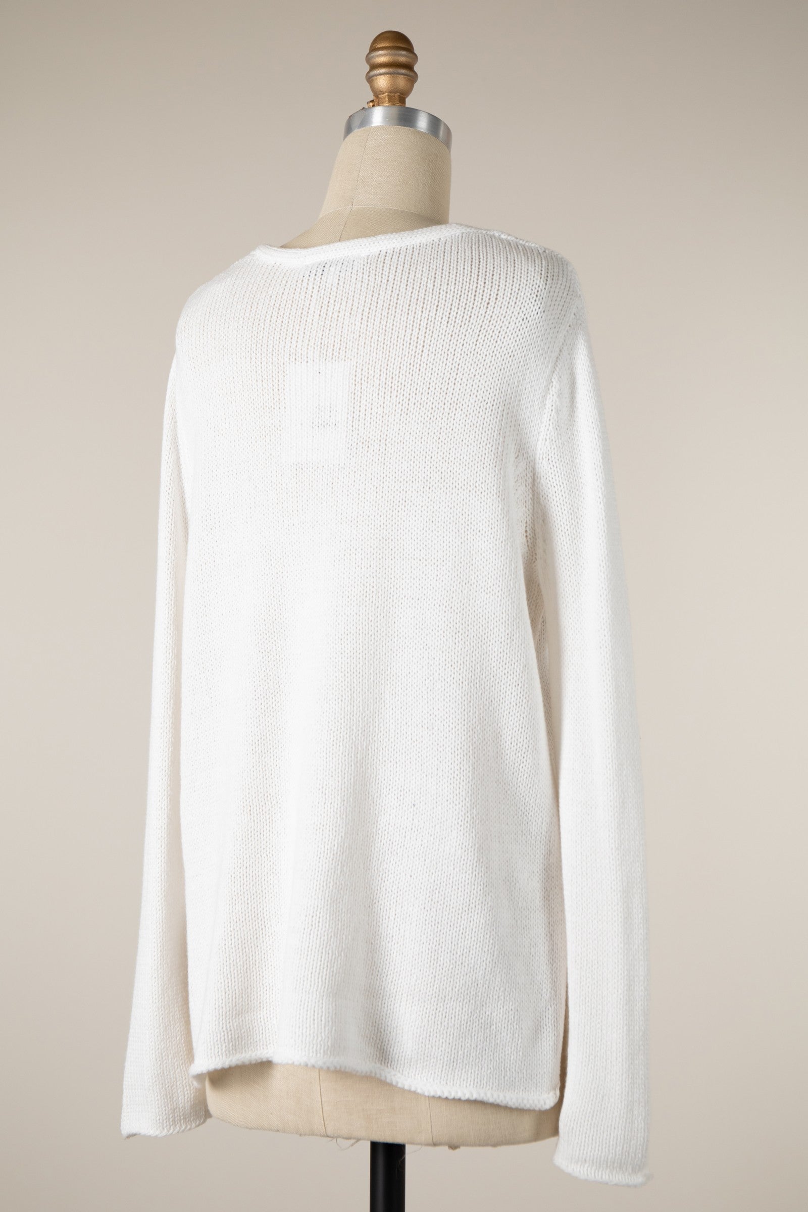 Stars & Stripes V-Neck Flag Knit Sweater