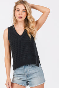 Forest Green V Neck Sweater
