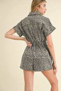 Wild One Animial Print Romper