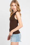 Chocolate Sweater Tank