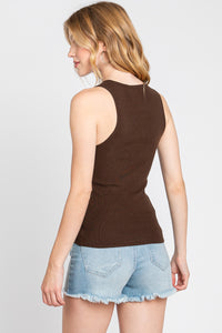 Chocolate Sweater Tank