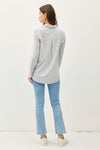 Soft Baby Blue Striped Button Down