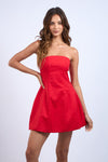 Love is in the Air Micro Mini Strapless Dress