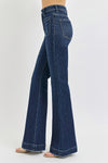 Becca High Rise Flare Patch Jeans