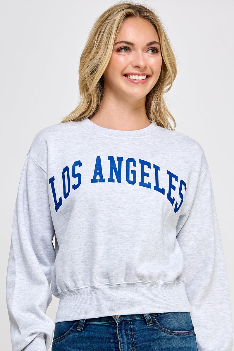 LA Love Cropped Sweatshirt MORE COLORS