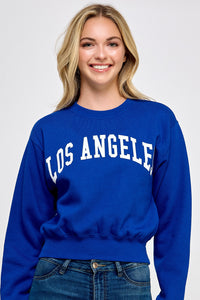 LA Love Cropped Sweatshirt MORE COLORS
