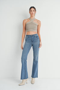 Lila High Rise Scissor Cut Jean