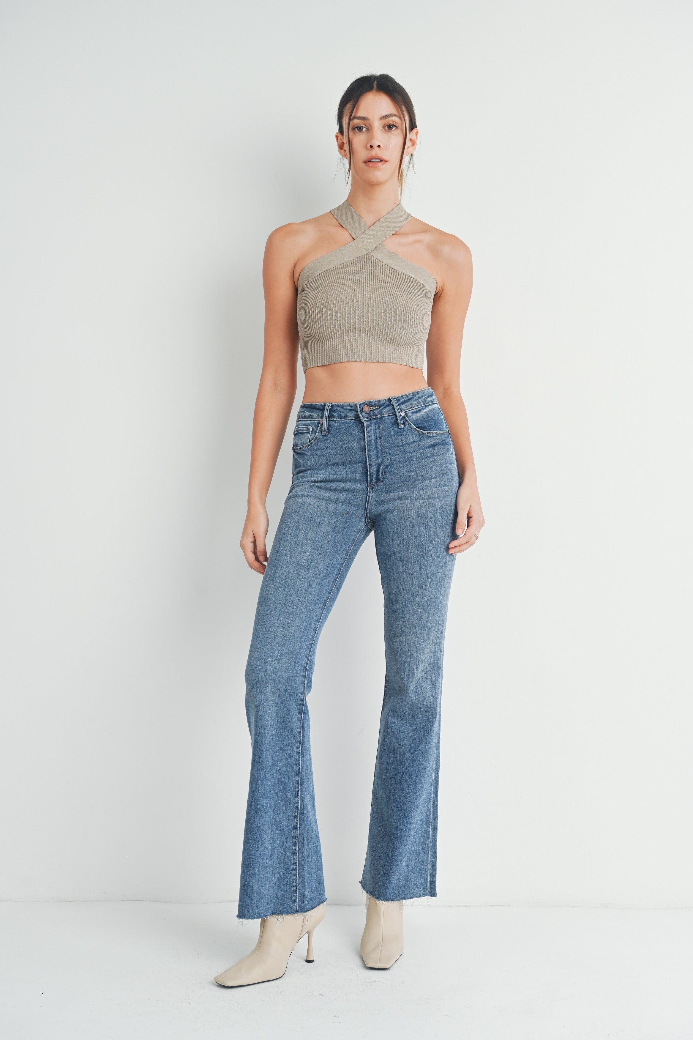 Lila High Rise Scissor Cut Jean