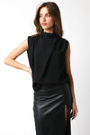 The Entrance Sleeveless Blouse in Black