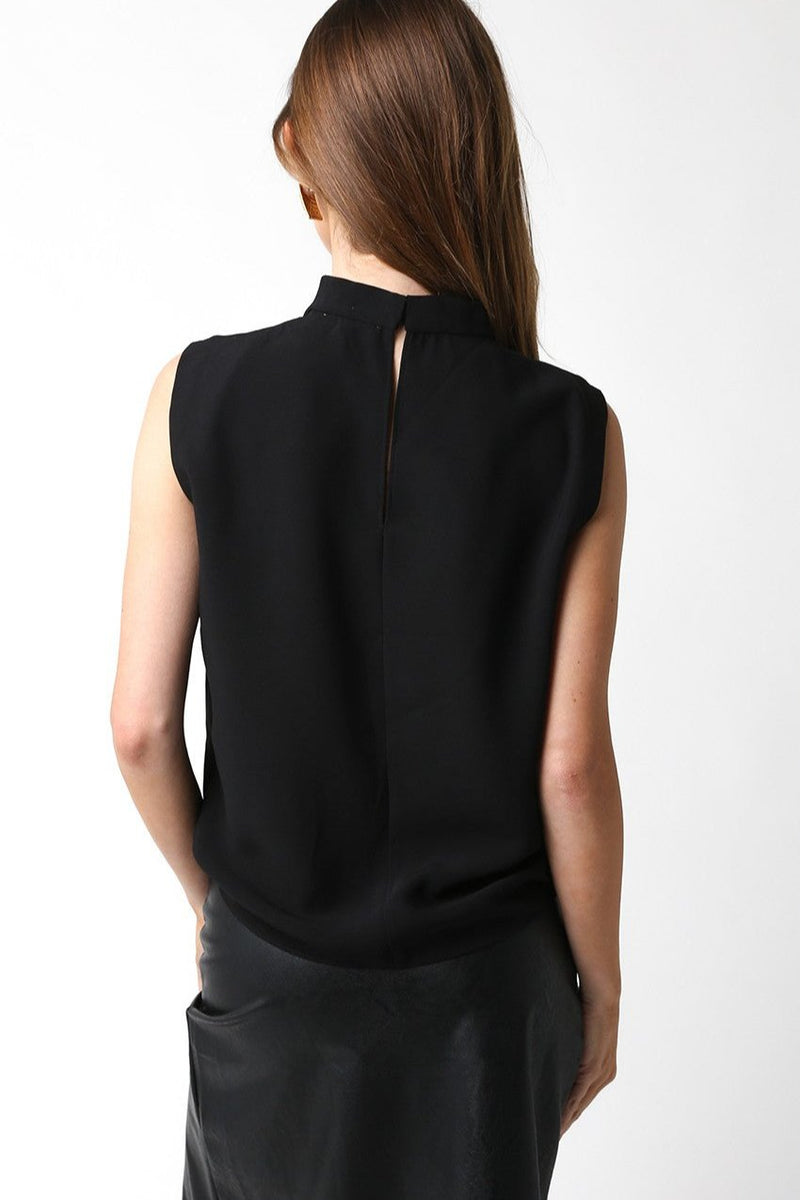 The Entrance Sleeveless Blouse in Black