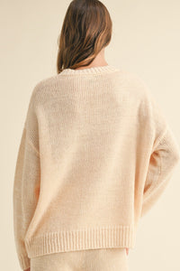 Celina Lace Up Sweater