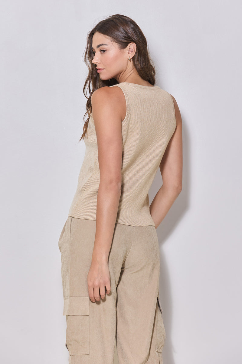 You're a Star Sequin Sleeveless Sweater