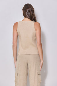 You're a Star Sequin Sleeveless Sweater