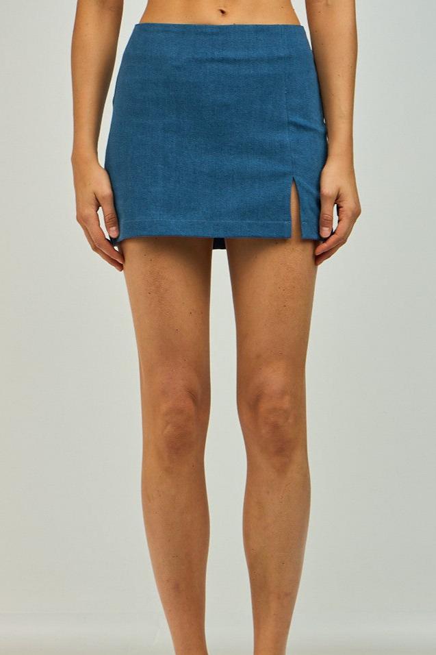 Denim Way Mini Skirt