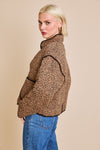 Isabella Quilted Leopard Jacket