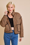 Isabella Quilted Leopard Jacket