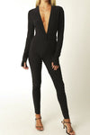 Truth or Dare Low Cut Jumpsuit