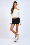 The Stunner Sweater Mini Skirt