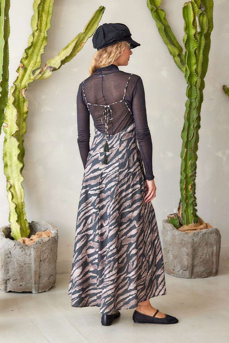 Tiger Mile Open Back Maxi Dress