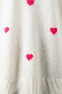 Tiny Heart Pullover Sweater