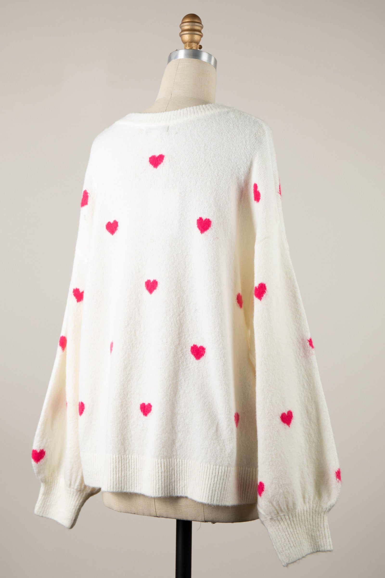 Tiny Heart Pullover Sweater